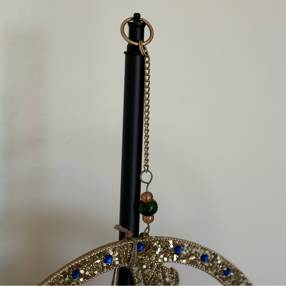 Handcrafted Hummingbird Wind Chime – Glass Beaded Boho Decor - Picture 7 of 10
